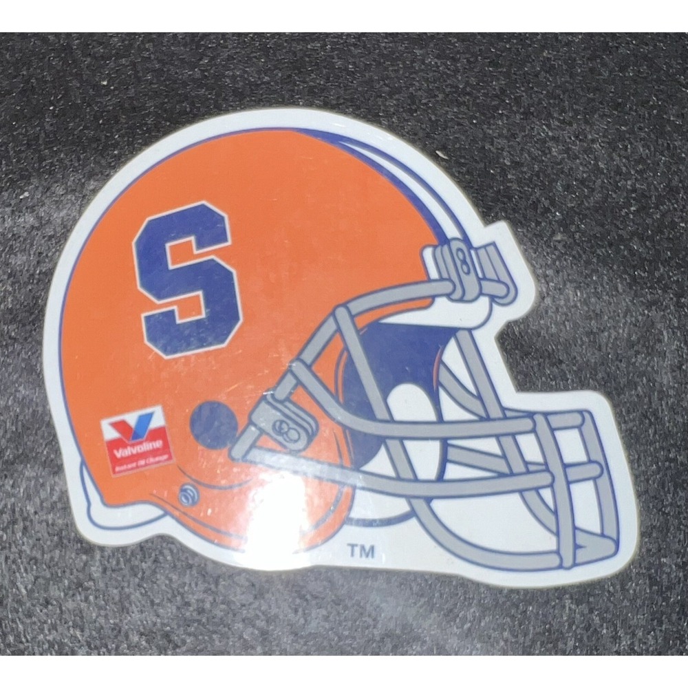 Syracuse University‎ Football Helmet Magnet Go Syracuse! Orangemen Valvoline